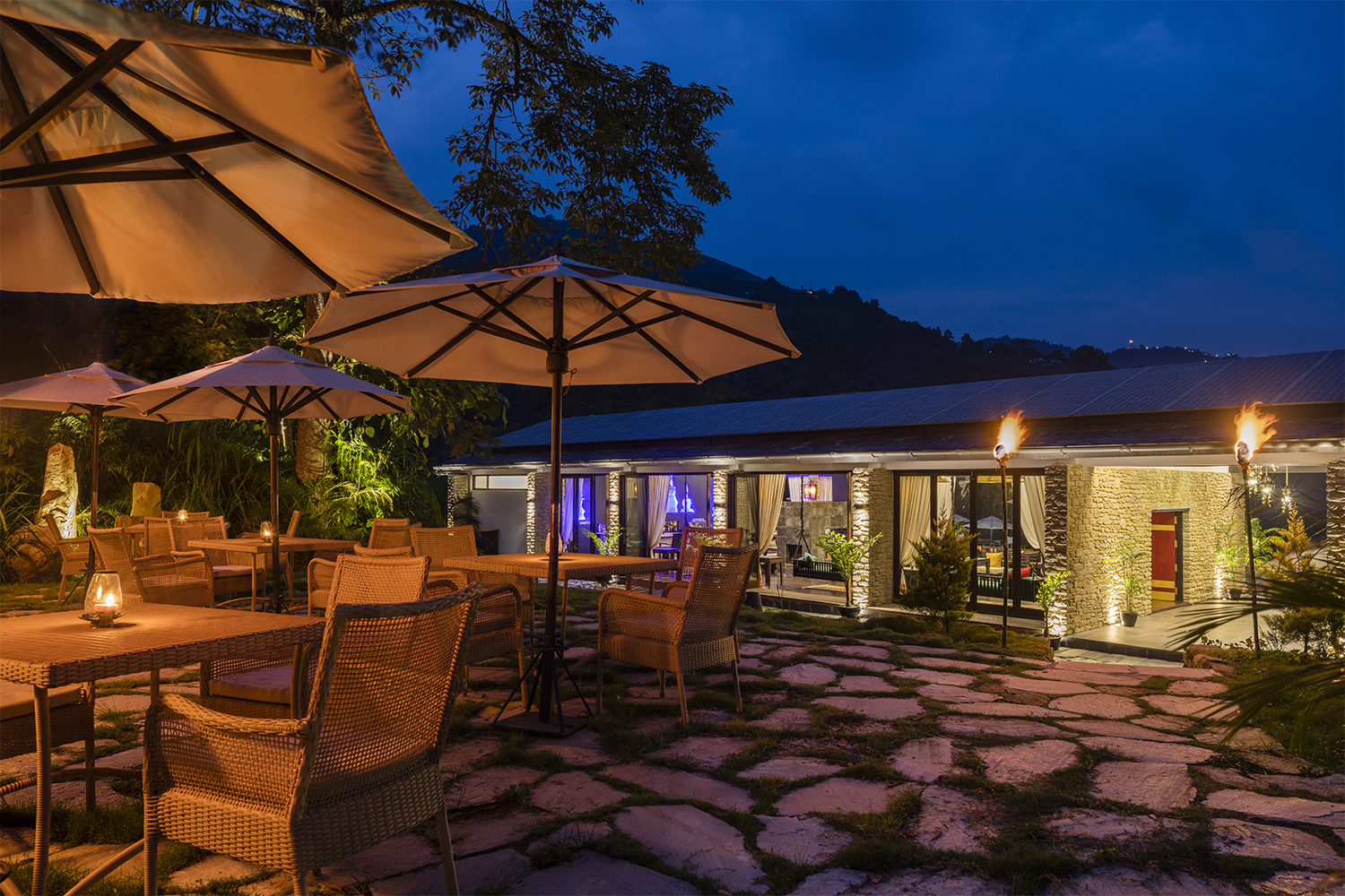 Club House - night time