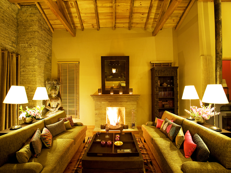 living room, Rhododendron Cottage